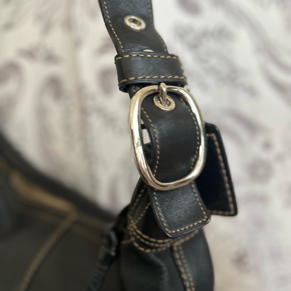 Coach Vintage Bleecker Tattersall Vachetta Duffle Bucket crossbody - Picture 4 of 13